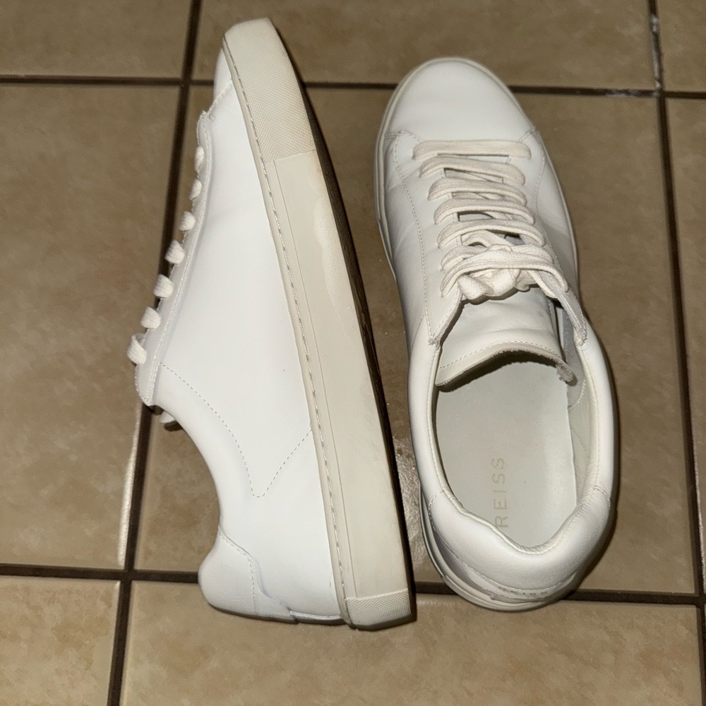 Reiss Classic White Sneakers